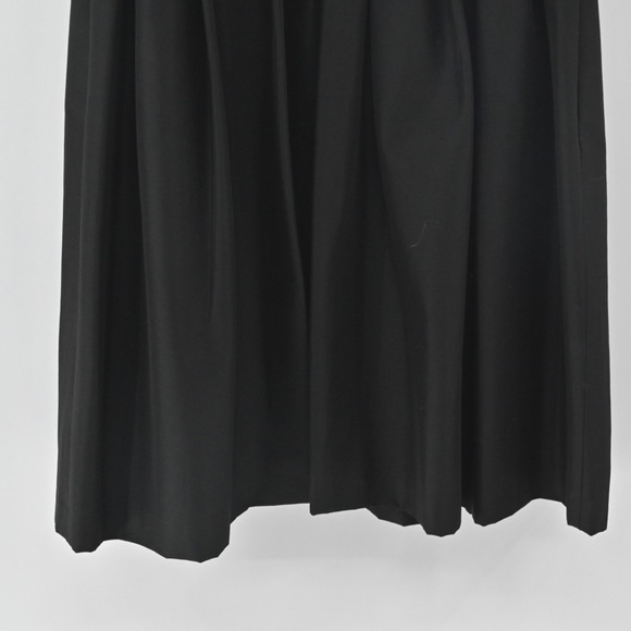 Maggy London Fit Flare Dress Womens Size 8 Black Pleated Party Sweetheart LBD - Picture 11 of 12